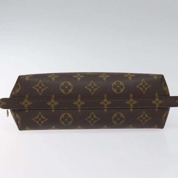 LOUIS VUITTON Monogram Trousse Demi Ronde Cosmetic Pouch M47520 LV Auth 113338 - Picture 7 of 16